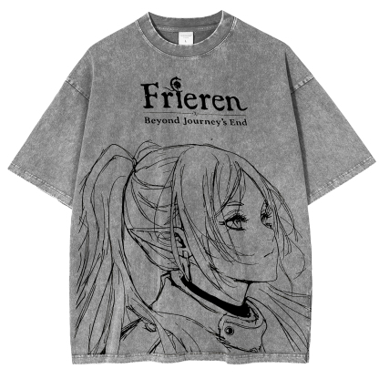 Frieren: Beyond Journey's End Vintage Washed Tee