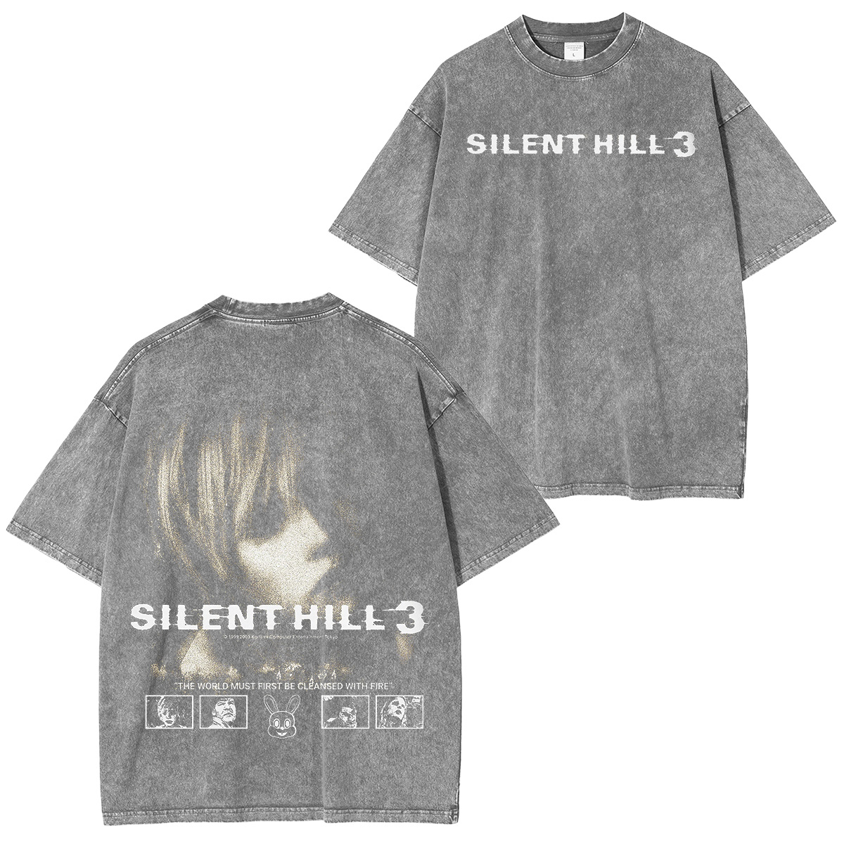 silenthill3 Retro Washed T-Shirt