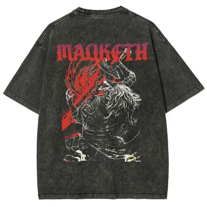 Elden Ring Printed Men's Washed T-Shirt