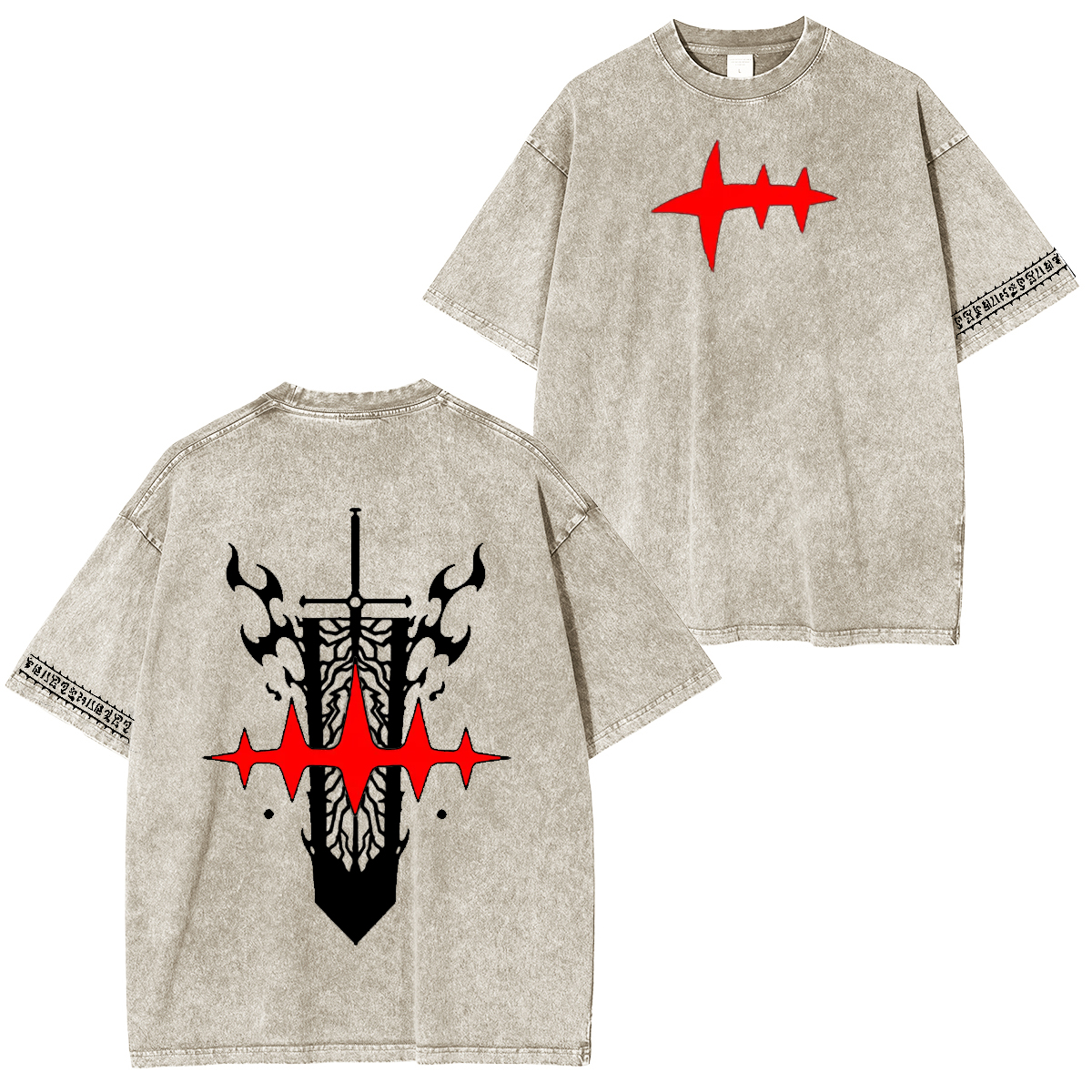 Black Clover Vintage washed T-shirt/Crewneck/Hoodie