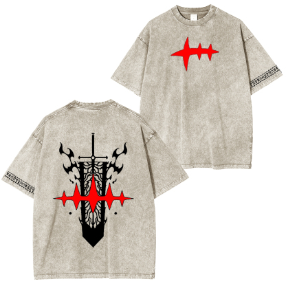 Black Clover Vintage washed T-shirt/Crewneck/Hoodie