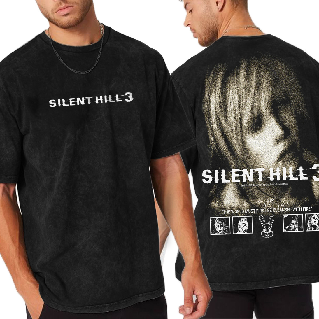 silenthill3 Retro Washed T-Shirt