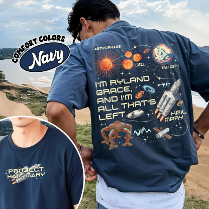 Project Hail Mary,Rocky and Ryland Grace Graphic  Inspired Unisex T-shirt/Crewneck/Hoodie