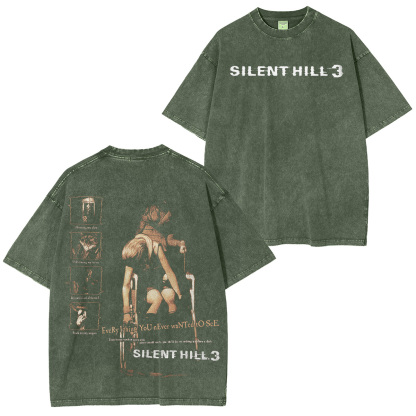 silenthill3 Retro Washed T-Shirt