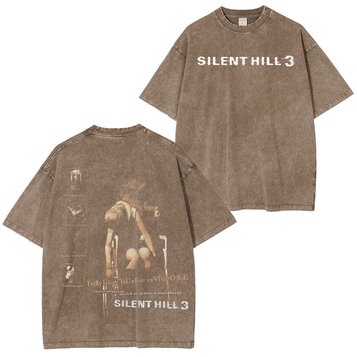 silenthill3 Retro Washed T-Shirt