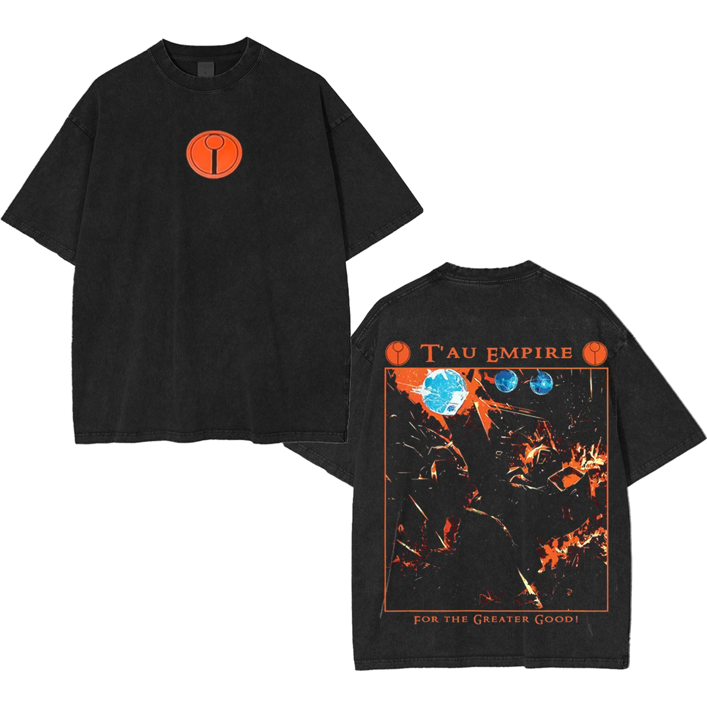 T’au Empire X Warhammer 40K vintage Unisex Washed Unisex Washed T-shirt/Crewneck/Hoodie