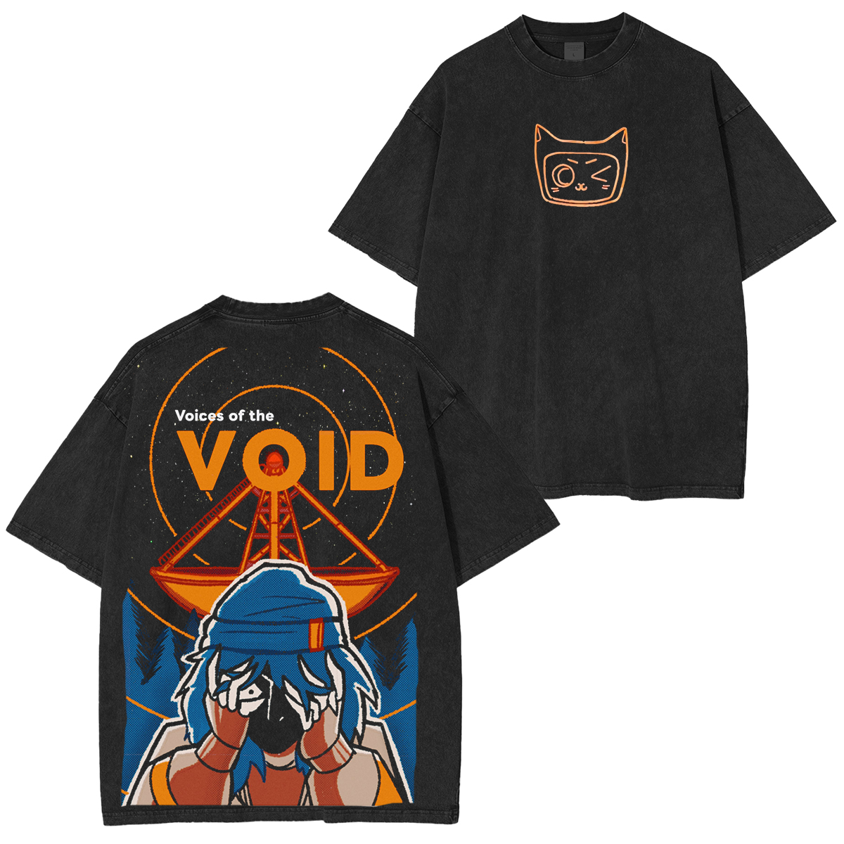 Voice of the Void Indie Horror Game Oversized T-shirt/Crewneck/Hoodie