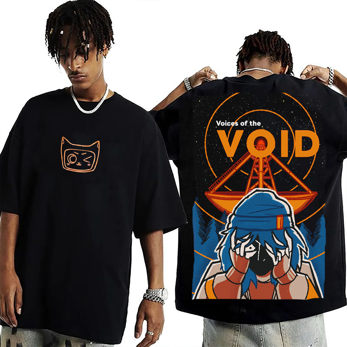 Voice of the Void Indie Horror Game Oversized T-shirt/Crewneck/Hoodie