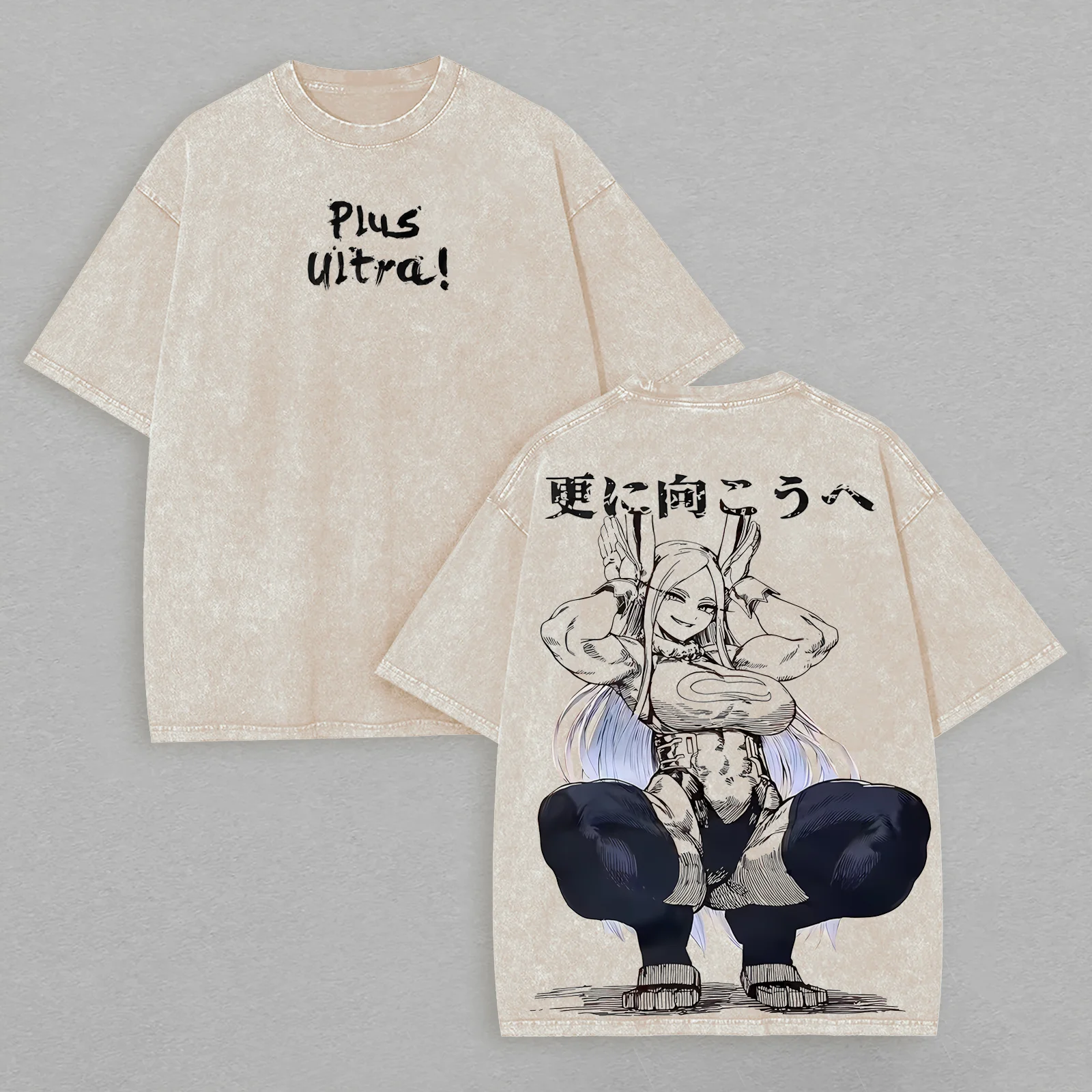 My Hero Academia Mirko Printed Unisex Washed T-Shirt