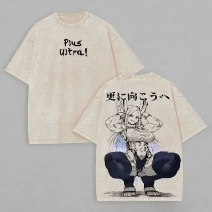 My Hero Academia Mirko Printed Unisex Washed T-Shirt