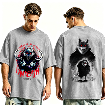 The Wolf Vintage Oversized T-shirt/Crewneck/Hoodie