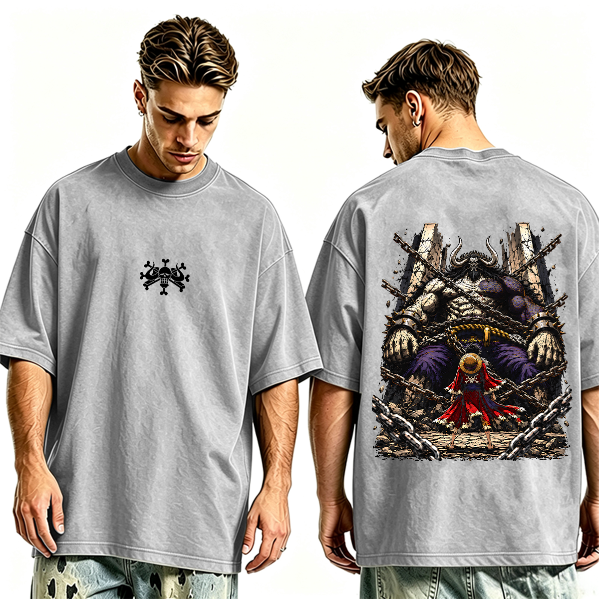 Unleashing Sun God Gear 5One Piece  Oversized T-shirt/Crewneck/Hoodie