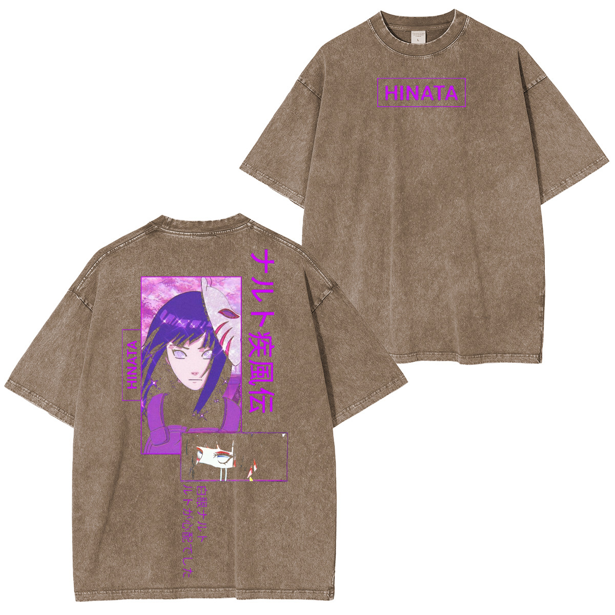 Hinata Hyuga Naruto Washed T-shirt/Crewneck/Hoodie