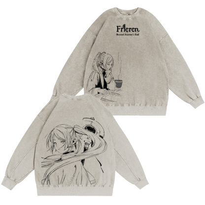 Frieren: Beyond Journey's End Washed T-shirt/Crewneck/Hoodie