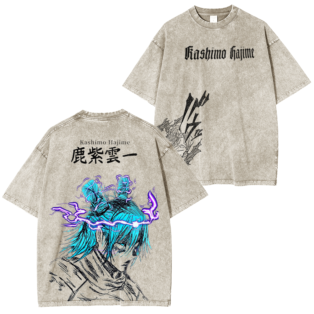 Jujutsu Kaisen Kashimo Hajime Washed T-shirt/Crewneck/Hoodie