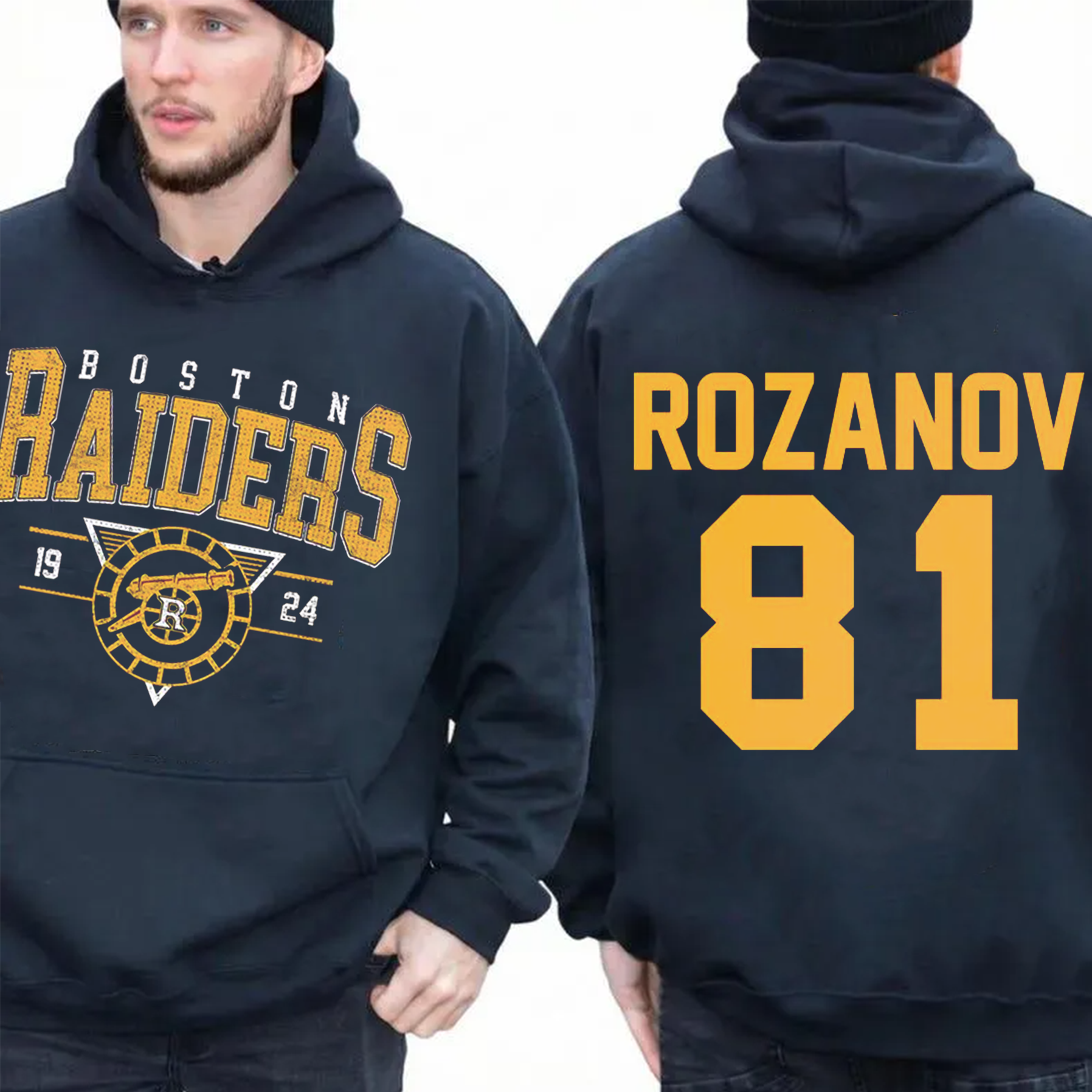 Ilya Rozanov #81 Boston Raiders Comfort Color  Unisex T-shirt/Crewneck/Hoodie