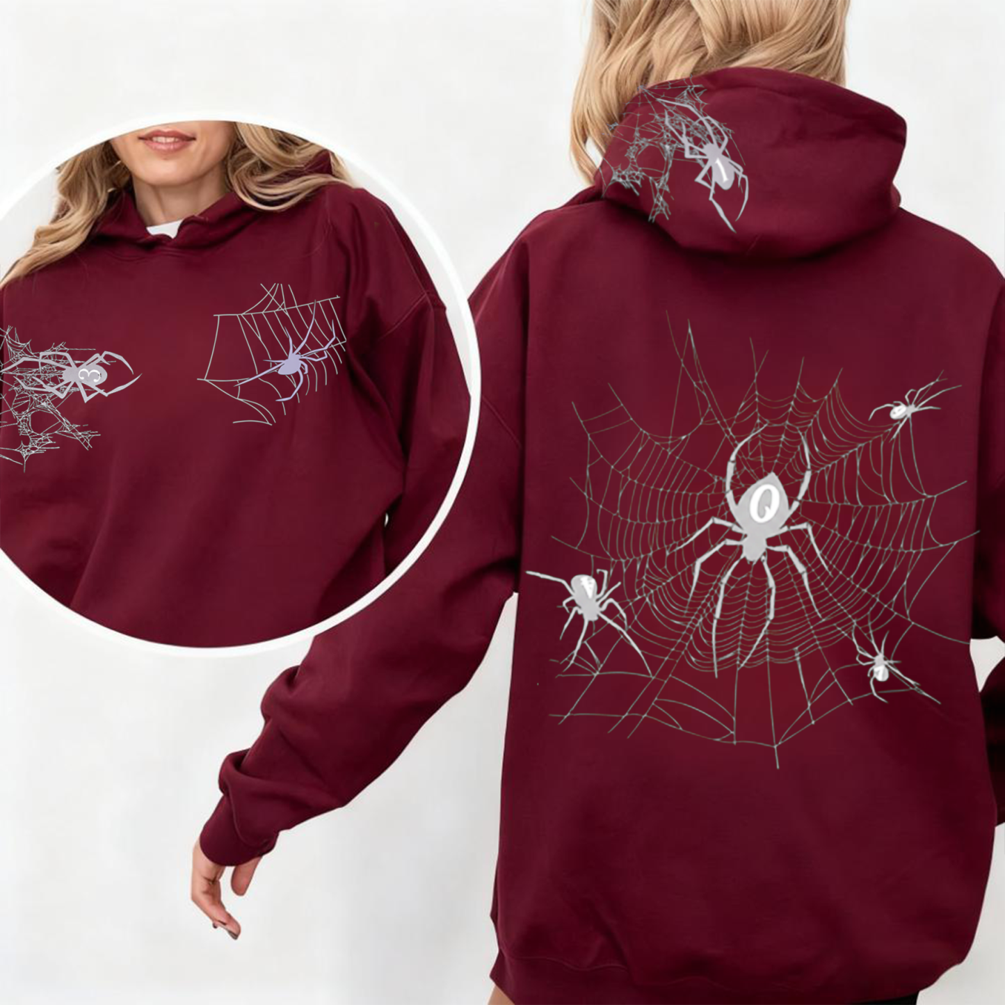 Unisex Gothic Spiders Unisex Hoodie