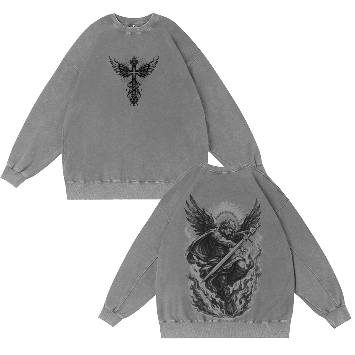 Archangel Michael Vintage Washed T-shirt/Crewneck/Hoodie