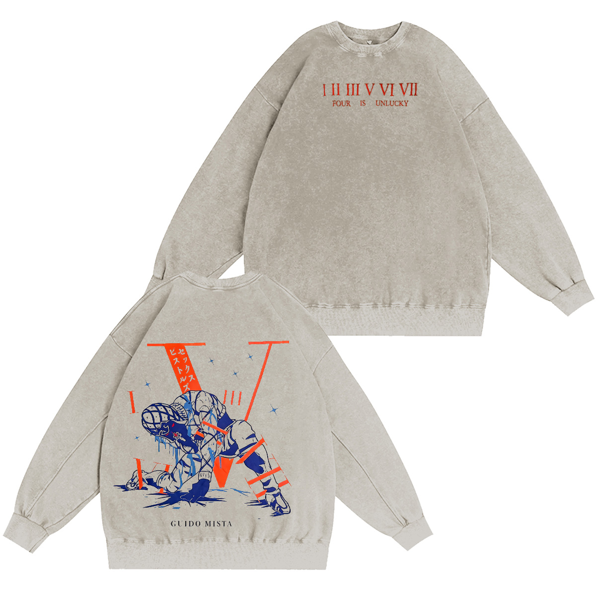 Guido Mista JoJo's Bizarre Adventure Oversized T-shirt/Crewneck/Hoodie