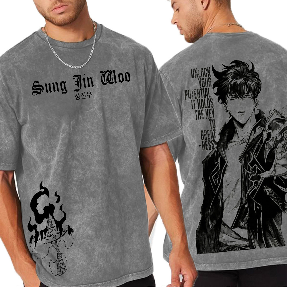 Sung Jin woo Solo Leveling Oversized T-shirt/Crewneck/Hoodie