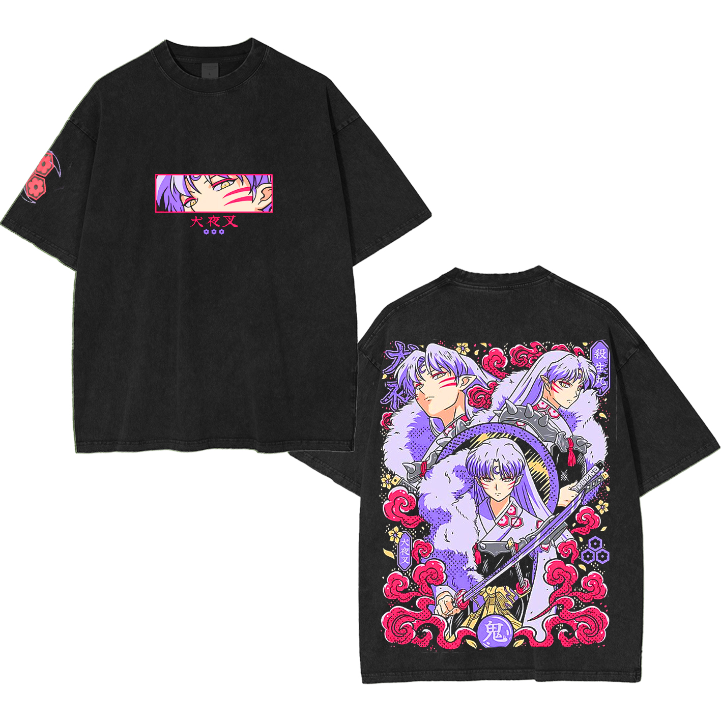 Inuyasha Unisex Washed T-shirt/Crewneck/Hoodie