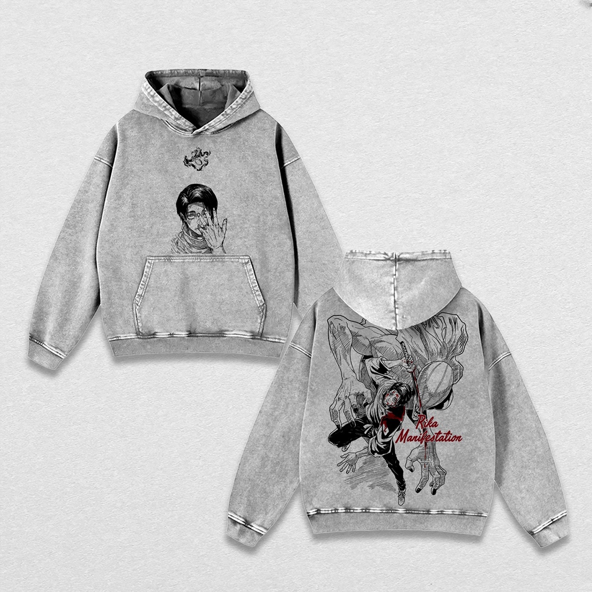 Jujutsu Kaisen Vintage Unisex  Washed T-Shirt