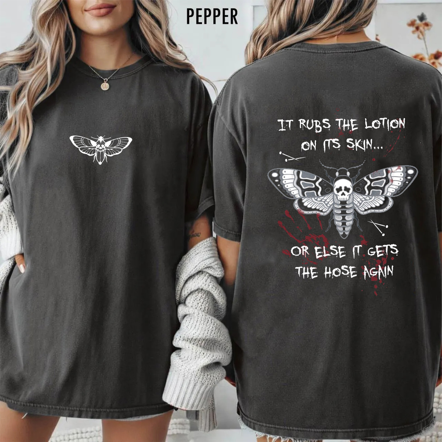 Unisex Washed T-Shirt-Back