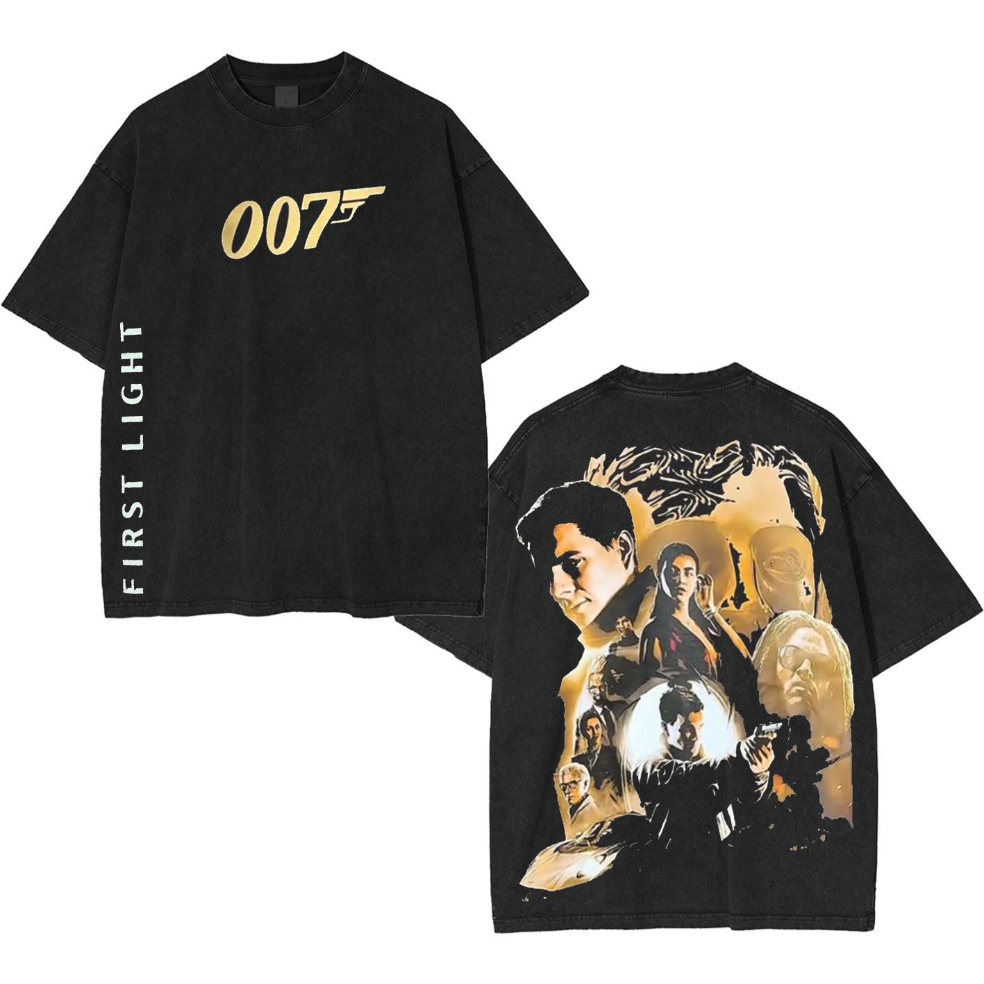 Agent 007 Fristlight  Washed T-shirt/Crewneck/Hoodie
