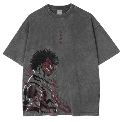 Lily Cho Jujutsu Kaisen Anime Unisex Washed T-Shirt