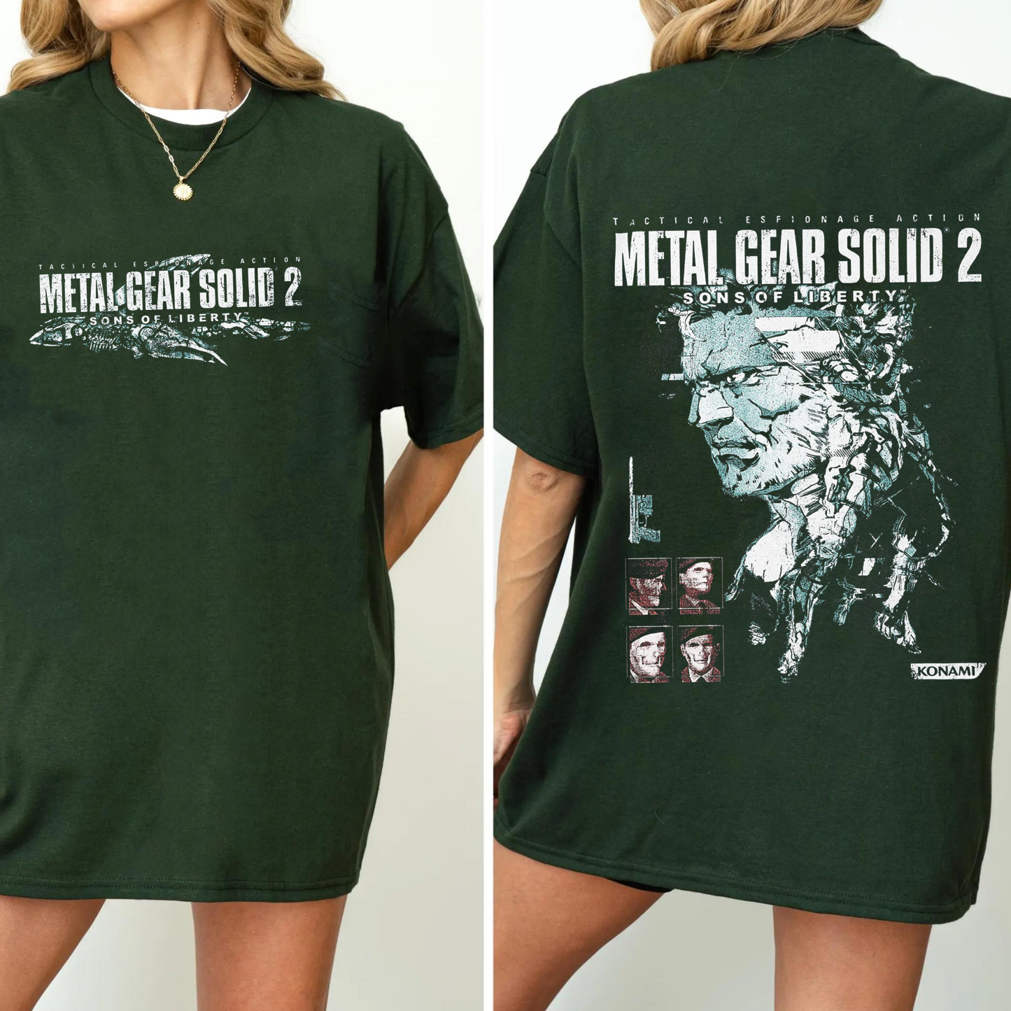 Metal Gear Solid 2 Washed T-shirt