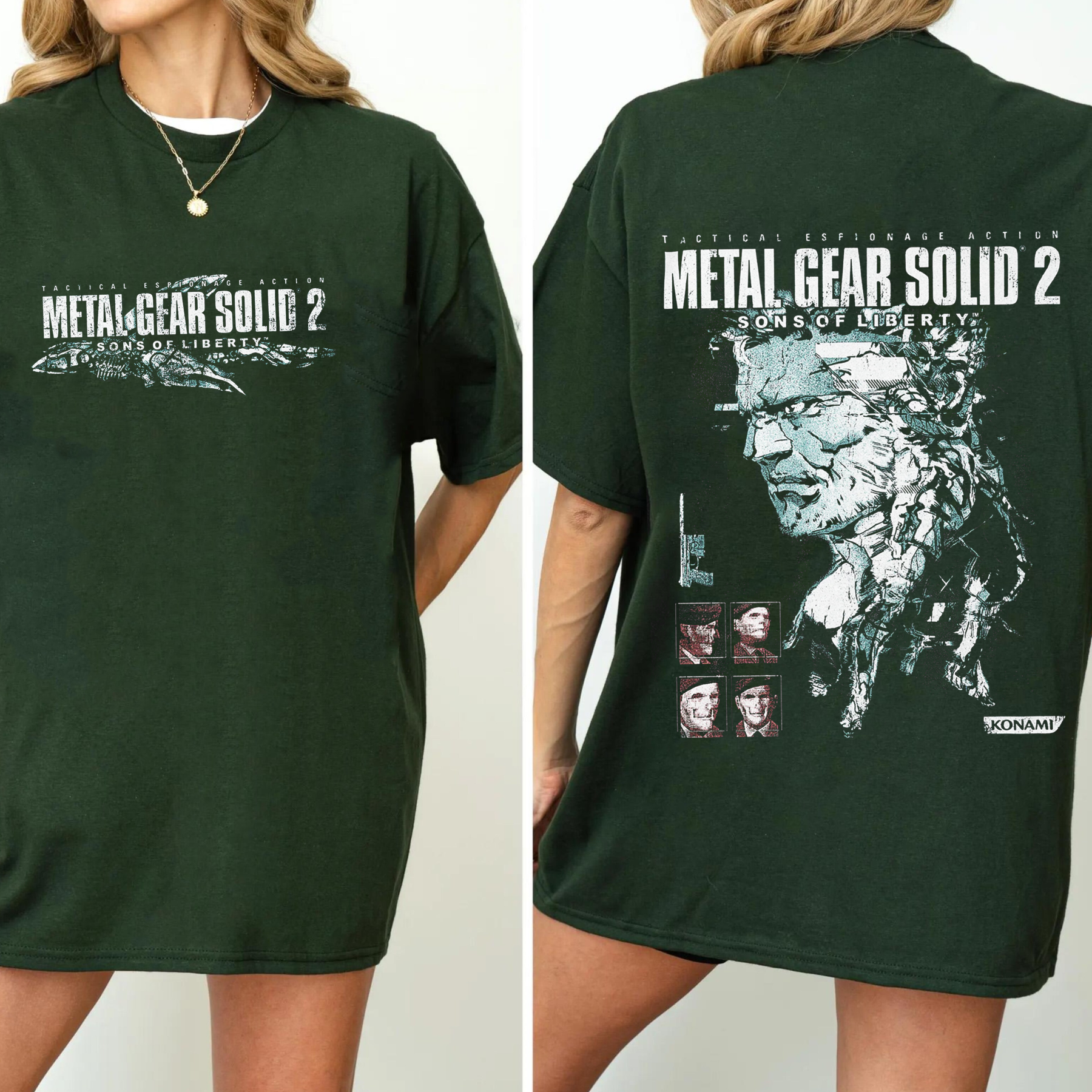 Metal Gear Solid 2 Washed T-shirt