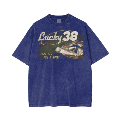Lucky 38 Unisex Washed T-Shirt