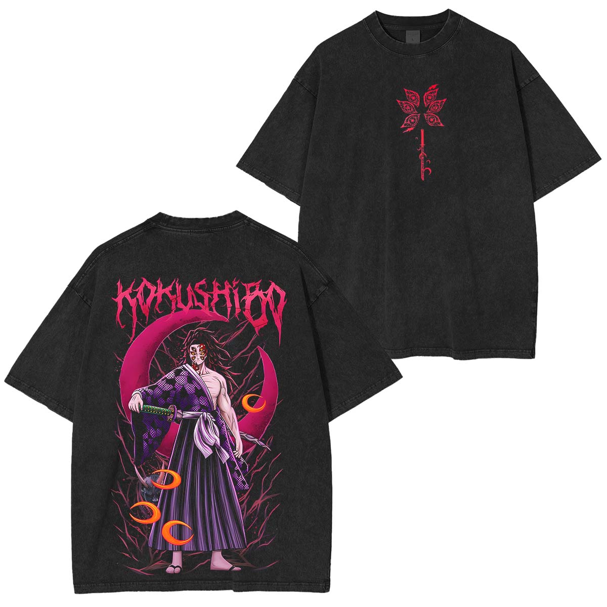 Kokushibo Demon Slayer Vintage Anime Shirt