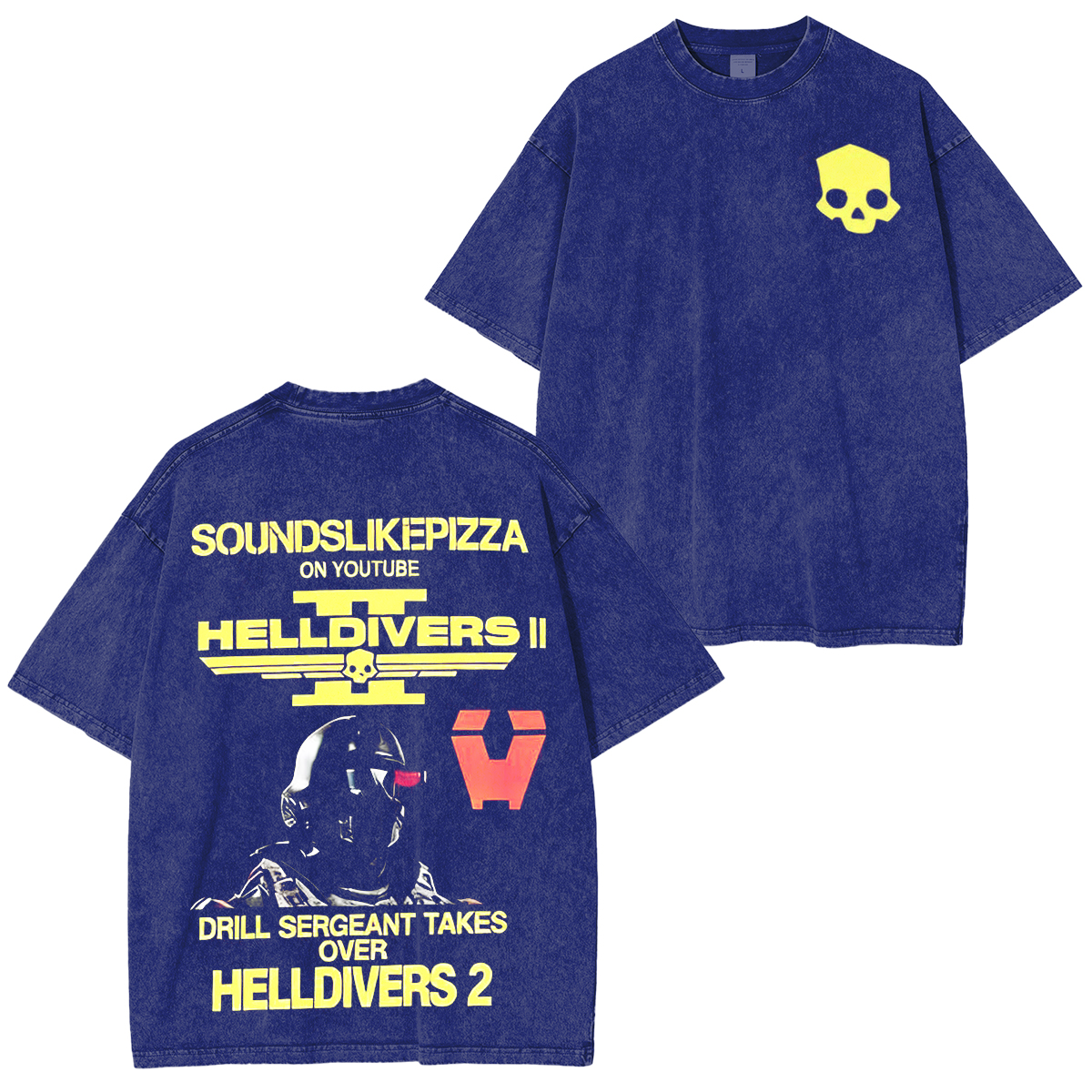 Helldivers 2 Unisex Washed T-Shirt