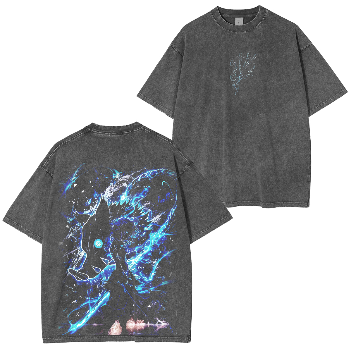 Inosuke Hashibira-Demon Slayer Washed T-Shirt