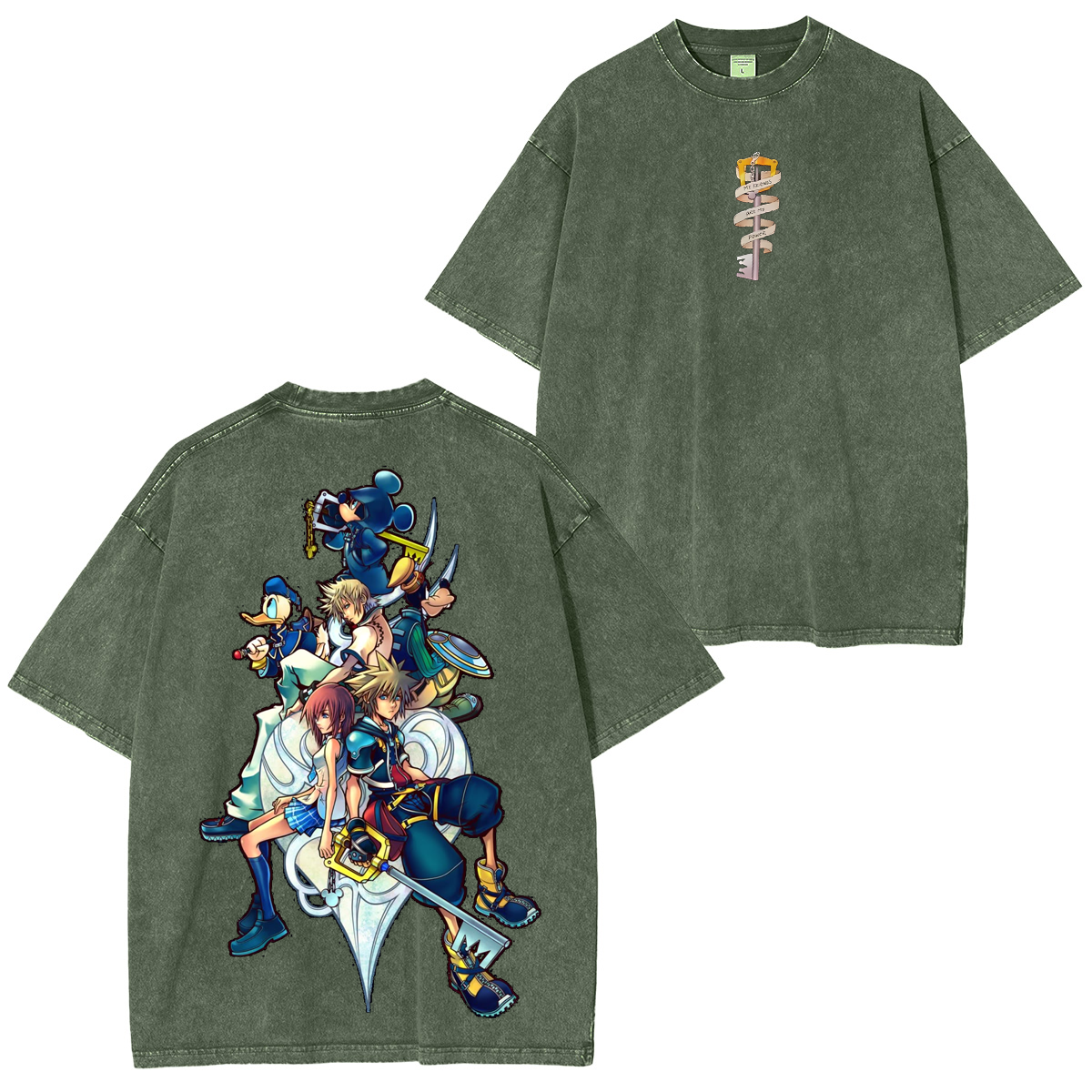 Kingdom Hearts 2 Washed T-Shirt