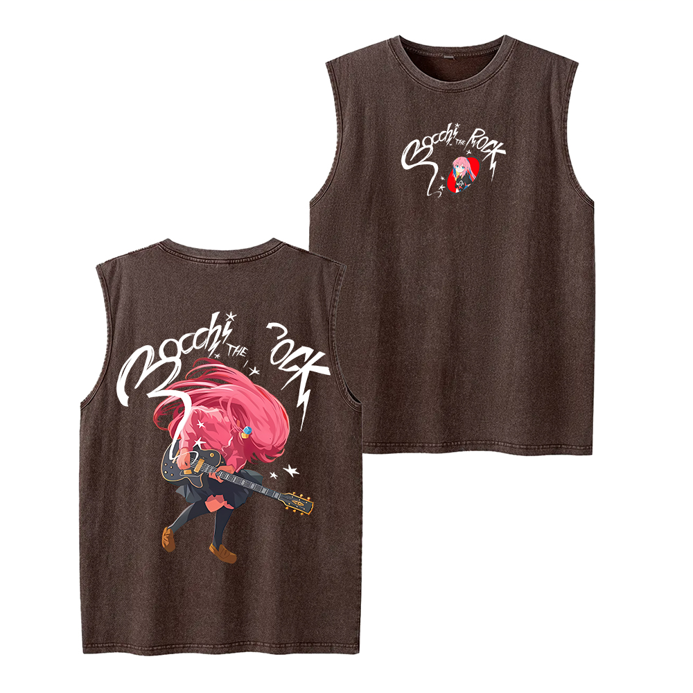 Bocchitherock Unisex Washed Tank Top