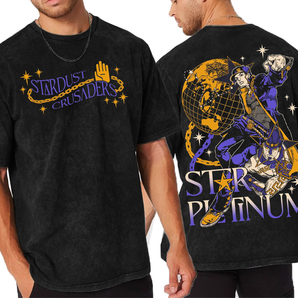 Jotaro Kujo-JoJo's Bizarre Wash T-shirt/Crewneck/Hoodie