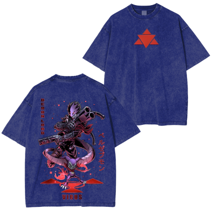 Digimon Beelzemon Vintage Washed T-shirt/Crewneck/Hoodie