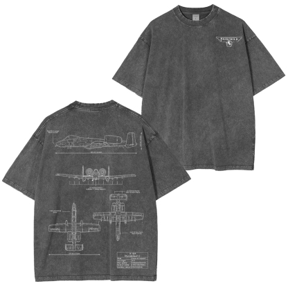 Fairchild-Republic A-10 Thunderbolt II Washed T-shirt/Crewneck/Hoodie