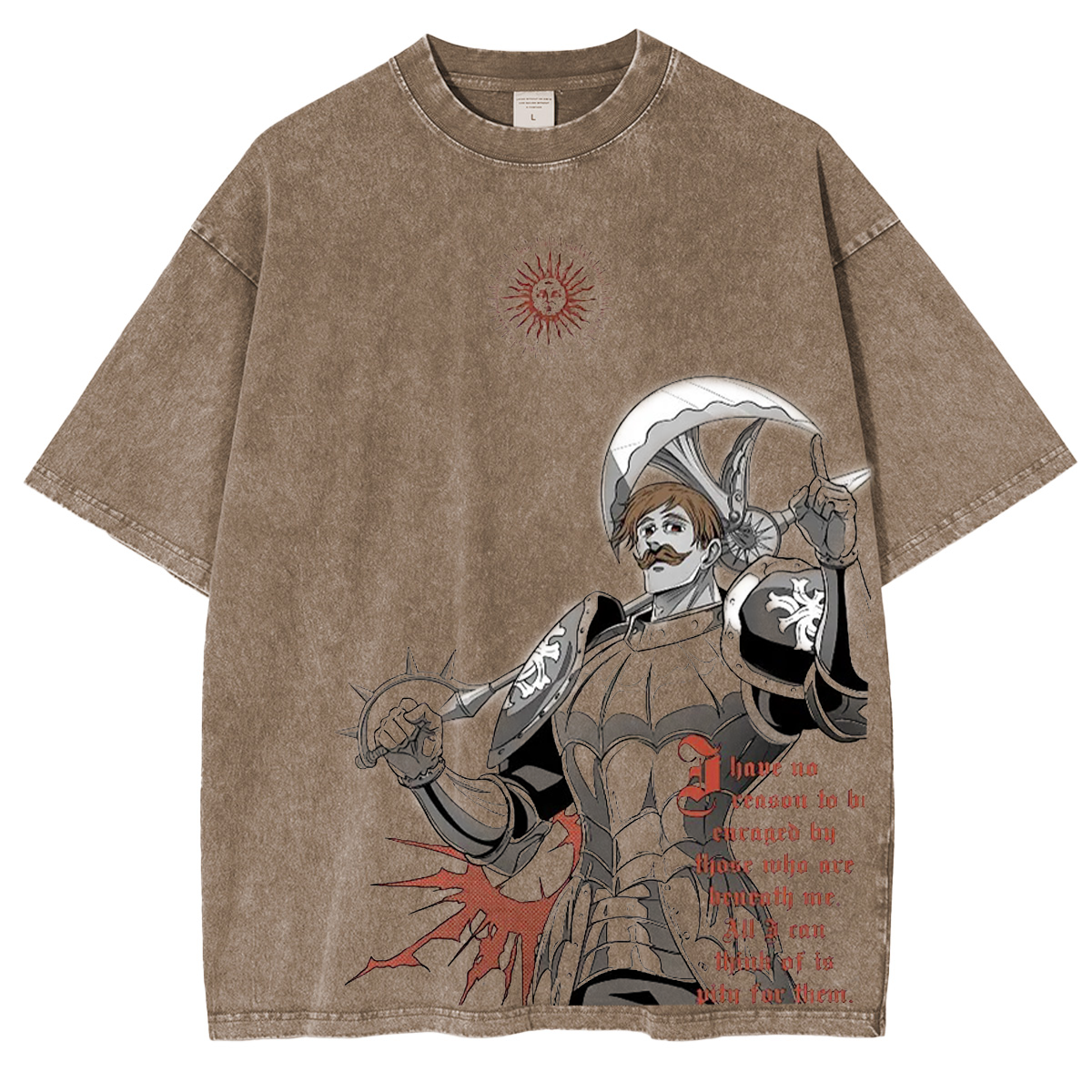 Escanor's Pride: Rise of the Sin of Pride in Anime Vintage T-shirt/Crewneck/Hoodie