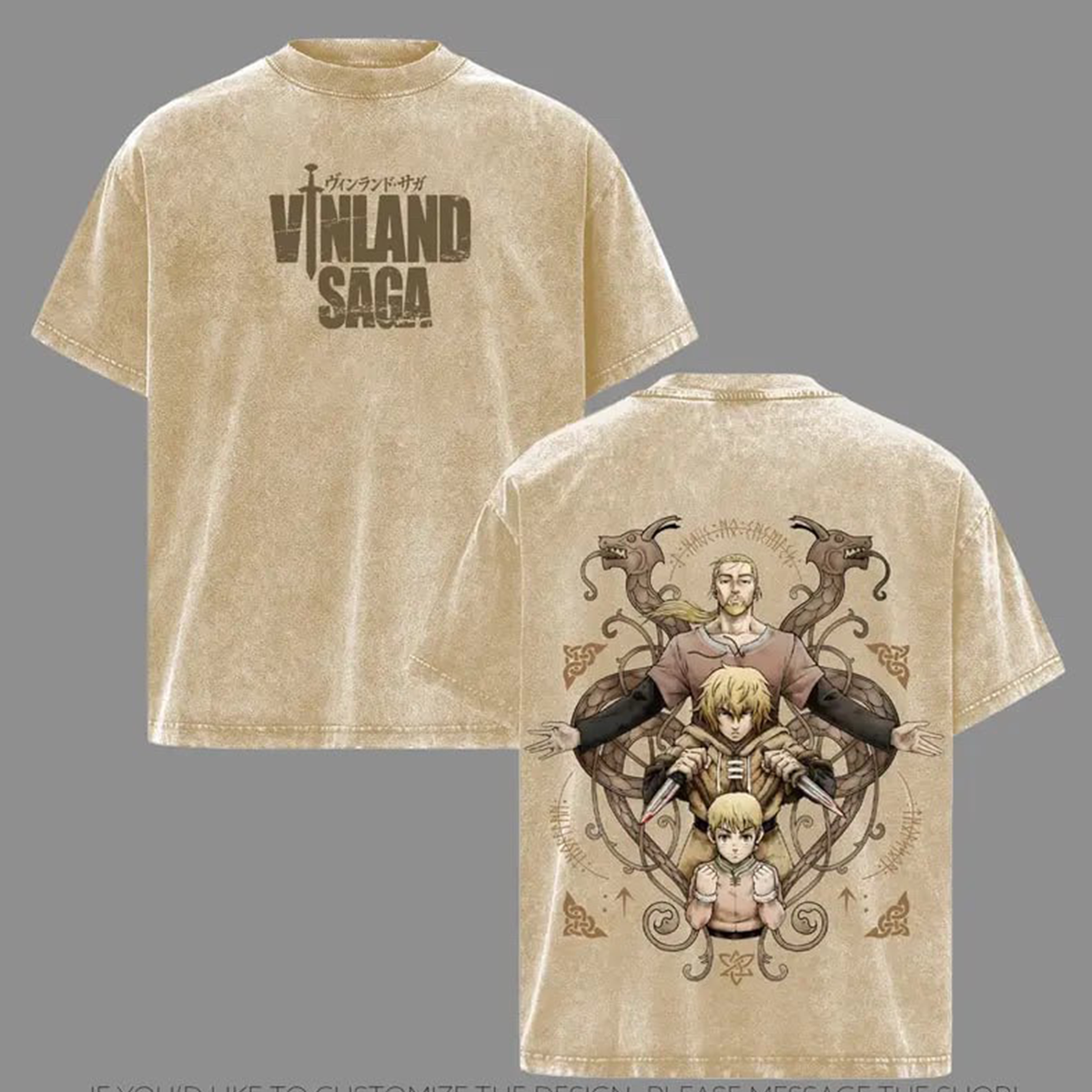 Vinland Saga Washed T-shirt/Crewneck/Hoodie
