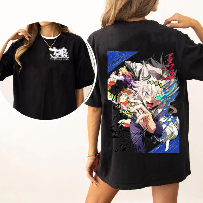 Uma Musume Oguri Cap vintage Oversized Washed T-shirt/Crewneck/Hoodie