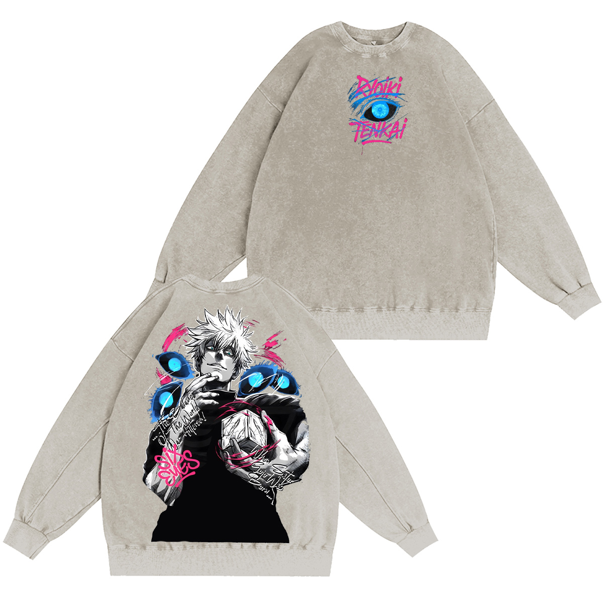 Jujutsu Kaisen Washed T-shirt/Crewneck/Hoodie