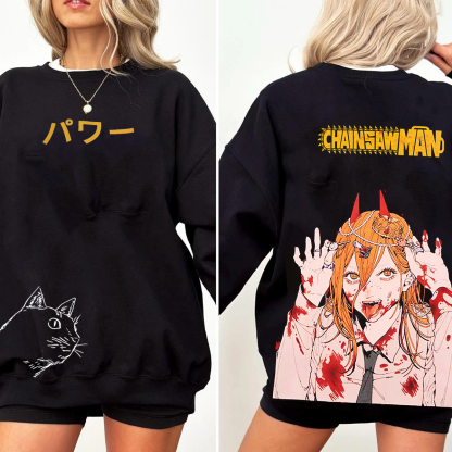Chainsaw Man Washed T-Shirt /Crewneck/Hoodie