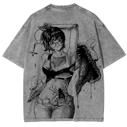 Hunter x Hunter double printed vintage tee