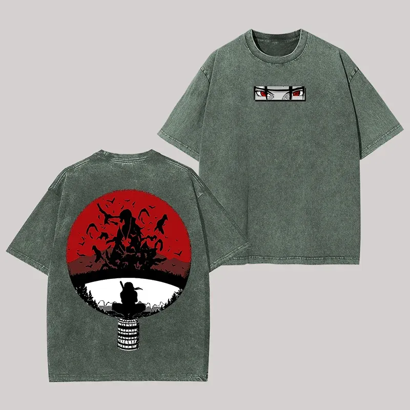 Naruto Printed Unisex Washed T-Shirt