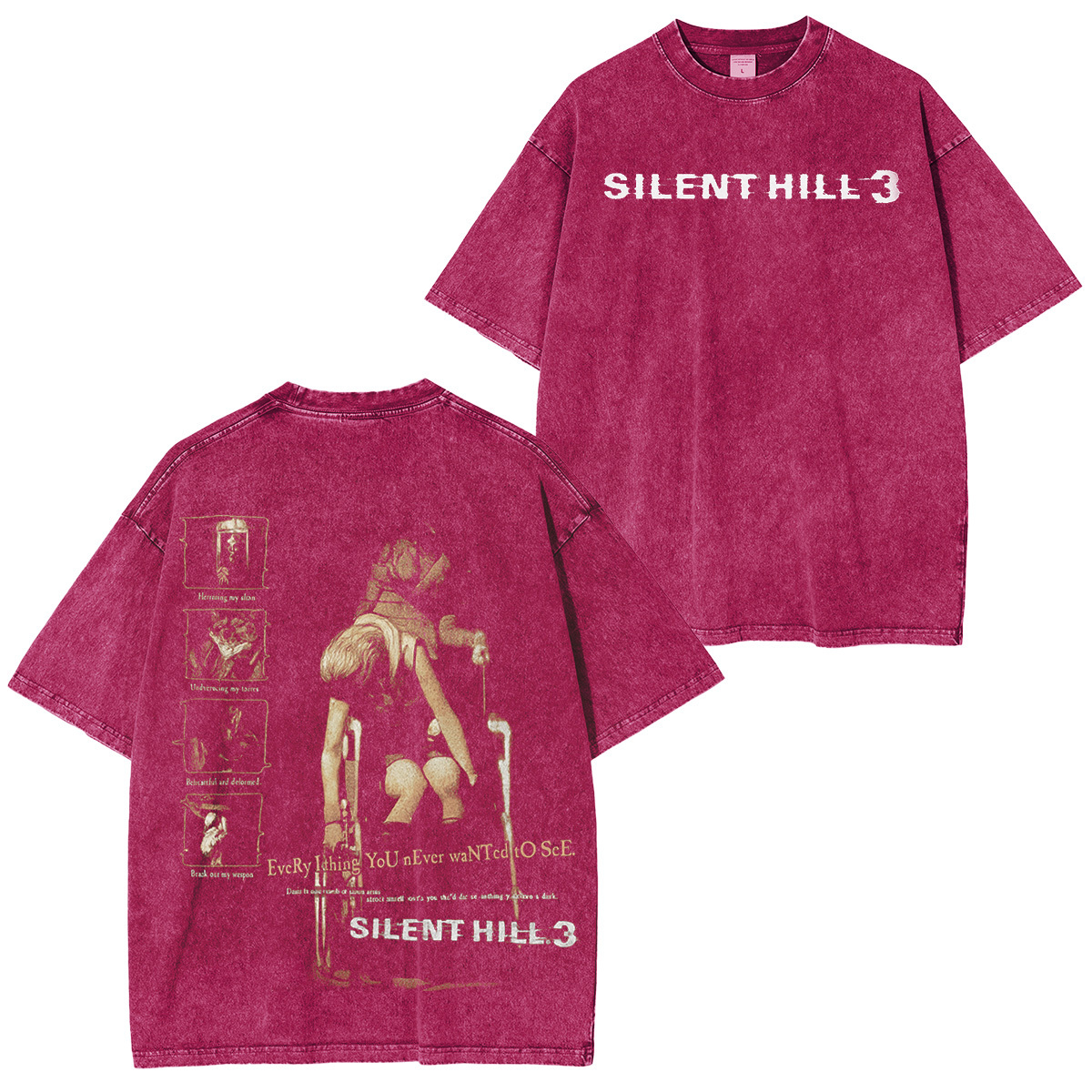 silenthill3 Retro Washed T-Shirt
