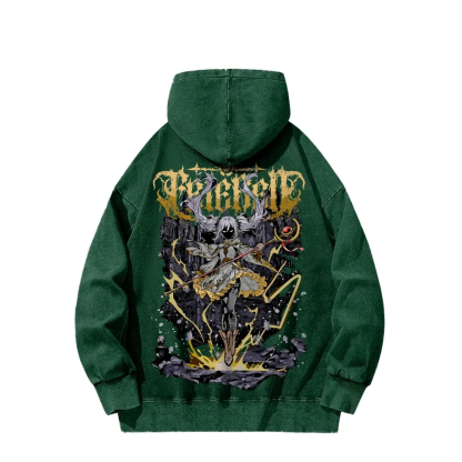 Frieren Beyond Journeys End Elf Anime Unisex Washed Hoodie