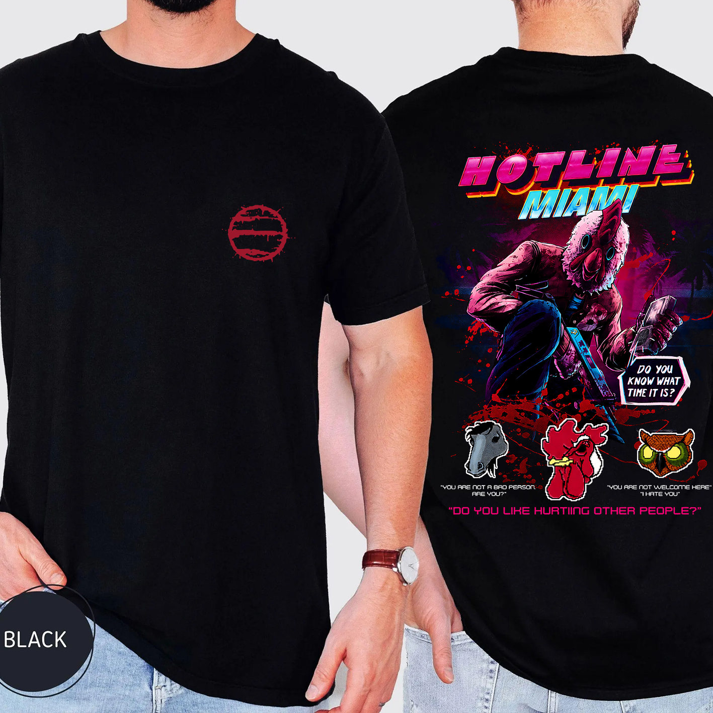 Hotline Miami Unisex Washed T-Shirt